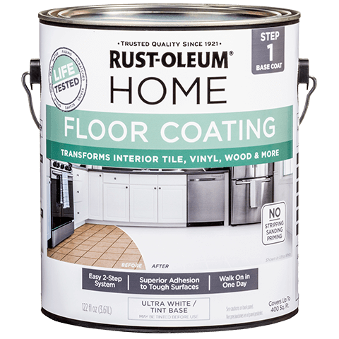 Rust-Oleum Home Floor Ultra White / Tint Base Base Coat - Gallon (2 Count) - Rust-Oleum