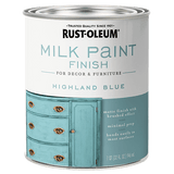 Rust-Oleum Milk Paint Finish - Quart (2 Count) 331050 Rust-Oleum Highland Blue