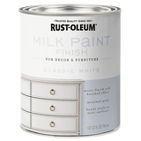 Rust-Oleum Milk Paint Finish - Quart (2 Count) 331049 Rust-Oleum Classic White