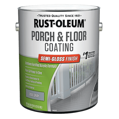 Rust-Oleum Porch & Floor - Gallon (2 Count) 320419 Rust-Oleum Dove Gray Semi-Gloss