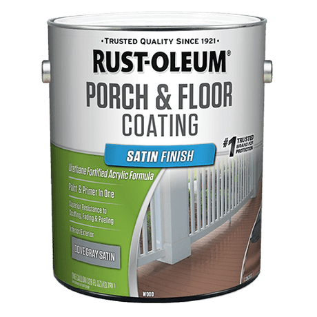 Rust-Oleum Porch & Floor - Gallon (2 Count) 320417 Rust-Oleum Dove Gray Satin