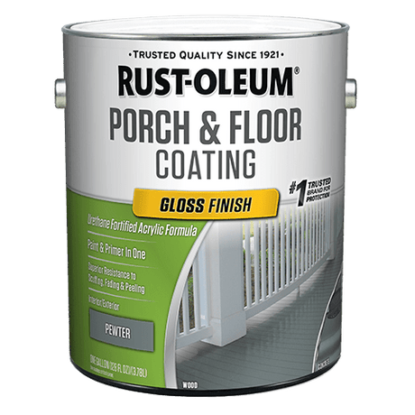 Rust-Oleum Porch & Floor - Gallon (2 Count) 320474 Rust-Oleum Pewter Gloss