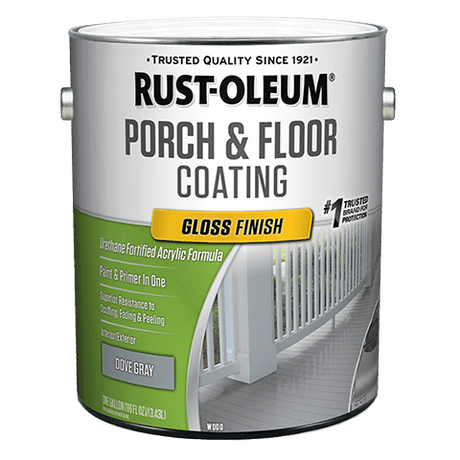 Rust-Oleum Porch & Floor - Gallon (2 Count) 320473 Rust-Oleum Dove Gray Gloss