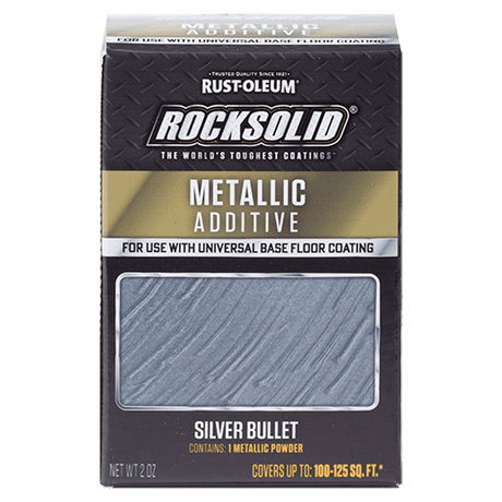 Rust-Oleum Rocksolid Metallic Additives - 2oz (2 Count) 286893 Rust-Oleum Silver Bullet