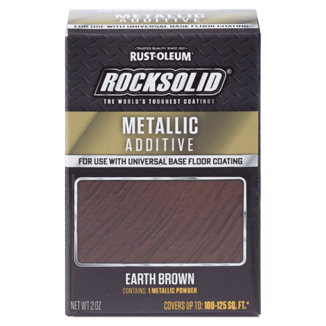 Rust-Oleum Rocksolid Metallic Additives - 2oz (2 Count) 286895 Rust-Oleum Earth Brown