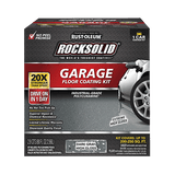 Rust-Oleum Rocksolid Polycuramine® Garage Floor Coating Kit 317284 Rust-Oleum 180 fl. oz. Dark Gray High Gloss