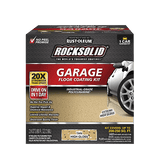 Rust-Oleum Rocksolid Polycuramine® Garage Floor Coating Kit 60007 Rust-Oleum 90 fl. oz. Tan High Gloss