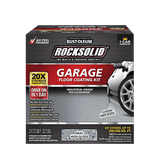 Rust-Oleum Rocksolid Polycuramine® Garage Floor Coating Kit 60003 Rust-Oleum 90 fl. oz. Gray High Gloss