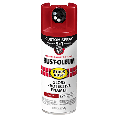 Rust-Oleum® Stops Rust® Protective Enamel with Custom Spray 5-in-1 - 6 Count 376895 Rust-Oleum Regal Red - Gloss