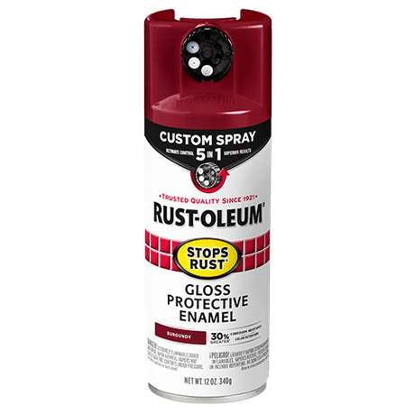 Rust-Oleum Stops Rust Protective Enamel with Custom Spray 5-in-1 - 6 Count Rust-Oleum