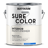 Rust-Oleum Sure Color Wall Paint - Gallon (2 Count) 380220 Rust-Oleum Eggshell Linen White