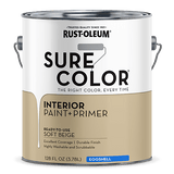 Rust-Oleum Sure Color Wall Paint - Gallon (2 Count) 380222 Rust-Oleum Eggshell Soft Beige