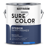 Rust-Oleum Sure Color Wall Paint - Gallon (2 Count) 380226 Rust-Oleum Eggshell Smoked Navy