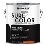 Rust-Oleum Sure Color Wall Paint - Gallon (2 Count) 380216 Rust-Oleum Flat Black