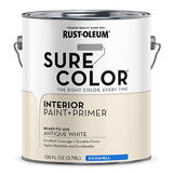 Rust-Oleum Sure Color Wall Paint - Gallon (2 Count) 380221 Rust-Oleum Eggshell Antique White