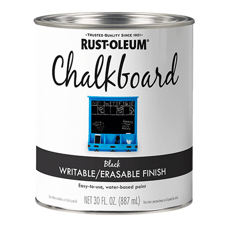 Rust-Oluem Chalkboard Black Paint 301450 Rust-Oleum Quart - Case of 4