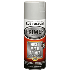 Rusty Metal Primer - 6 Pack 249331 Rust-Oleum Light Gray