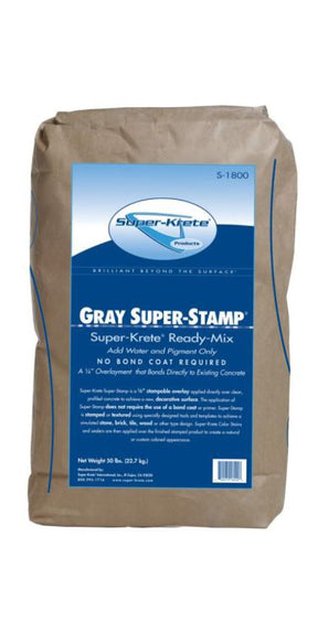S-1800 Super-Stamp® Gray Arizona Polymer Flooring