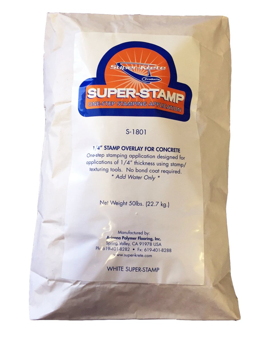 S-1801 SUPER-STAMP® WHITE - Arizona Polymer Flooring