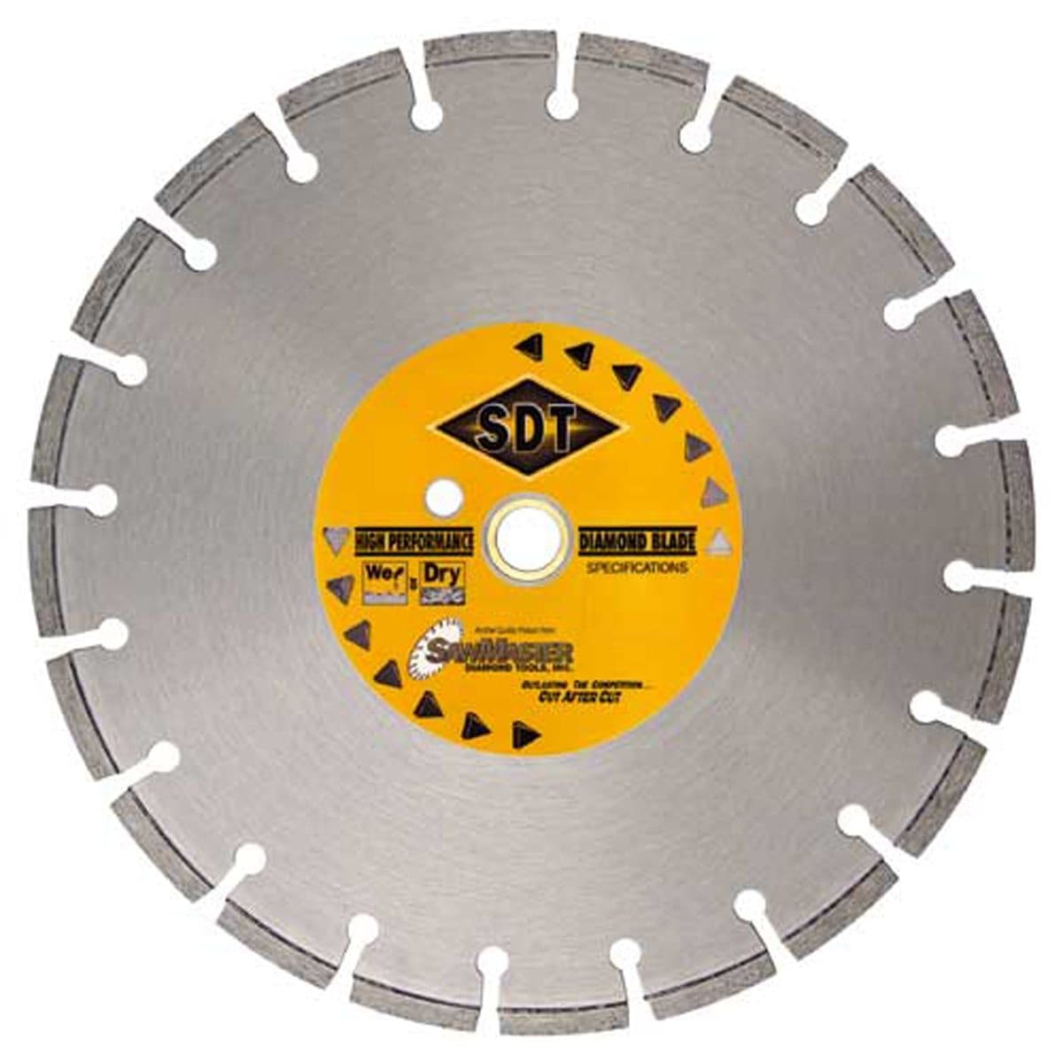 SawMaster Cured Concrete Wet Cutting Blades For Walk Behind Saw - SawMaster