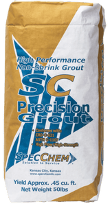SC Precision Grout Non-Shrink, Non-Metallic Grout - POS ONLY SpecChem
