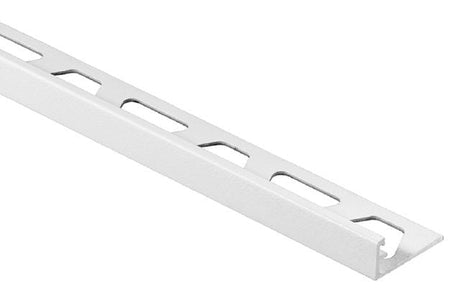 SCHIENE Aluminum Edge Trim – 8' 2-1/2" A30MBW Schluter Matte White 3 mm (1/8")