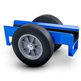 Sea Bass Slab Dolly - 10" Duraflex Cushion Rubber Wheels Gulf Wave