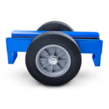 Sea Bass Slab Dolly - 10" Duraflex Cushion Rubber Wheels Gulf Wave