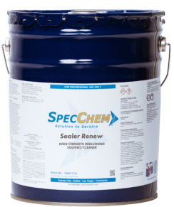 Sealer Renew High-Strength Deblushing Solvent/Cleaner - 5 Gallon SpecChem