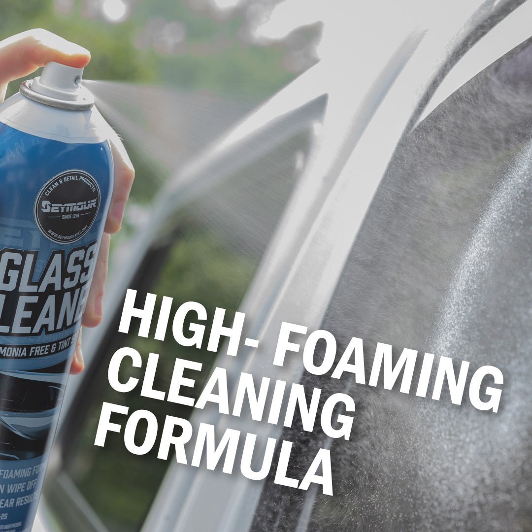 Seymour Ammonia-Free & Tint-Safe Foaming Glass Cleaner (19 oz) - Case of 12 Seymour