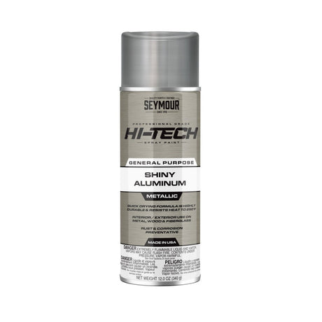 Seymour Hi-Tech Lacquer Spray Paint - Case of 6 16-111 Seymour Shiny Aluminum