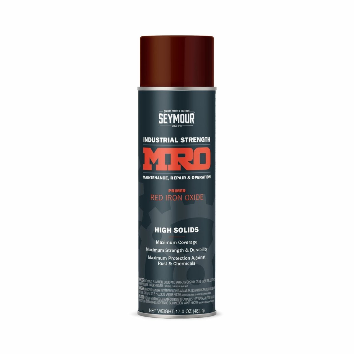 MRO Industrial Strength Primer - Case of 6 620-1407 Seymour Red Oxide - Case of 6