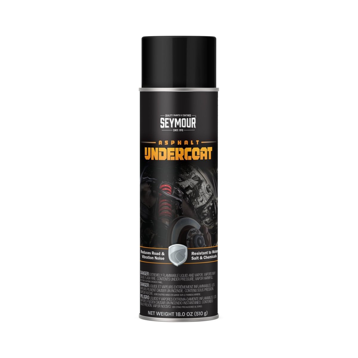 Asphalt Undercoat Aerosol Spray - Case of 12 Seymour