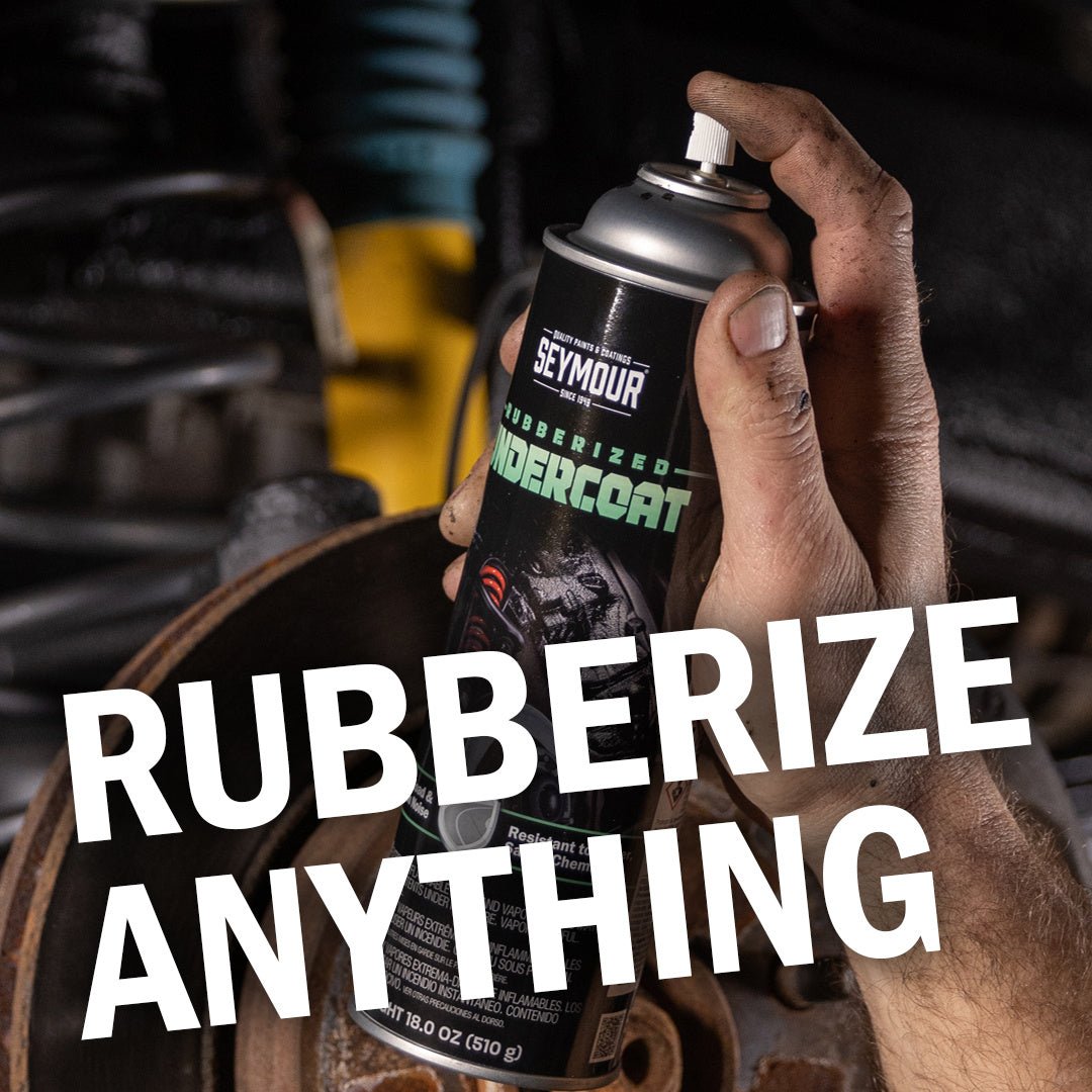 Seymour Professional Car and Truck Rubberized Undercoating Aerosol Spray, Black - Pack of 12 Seymour