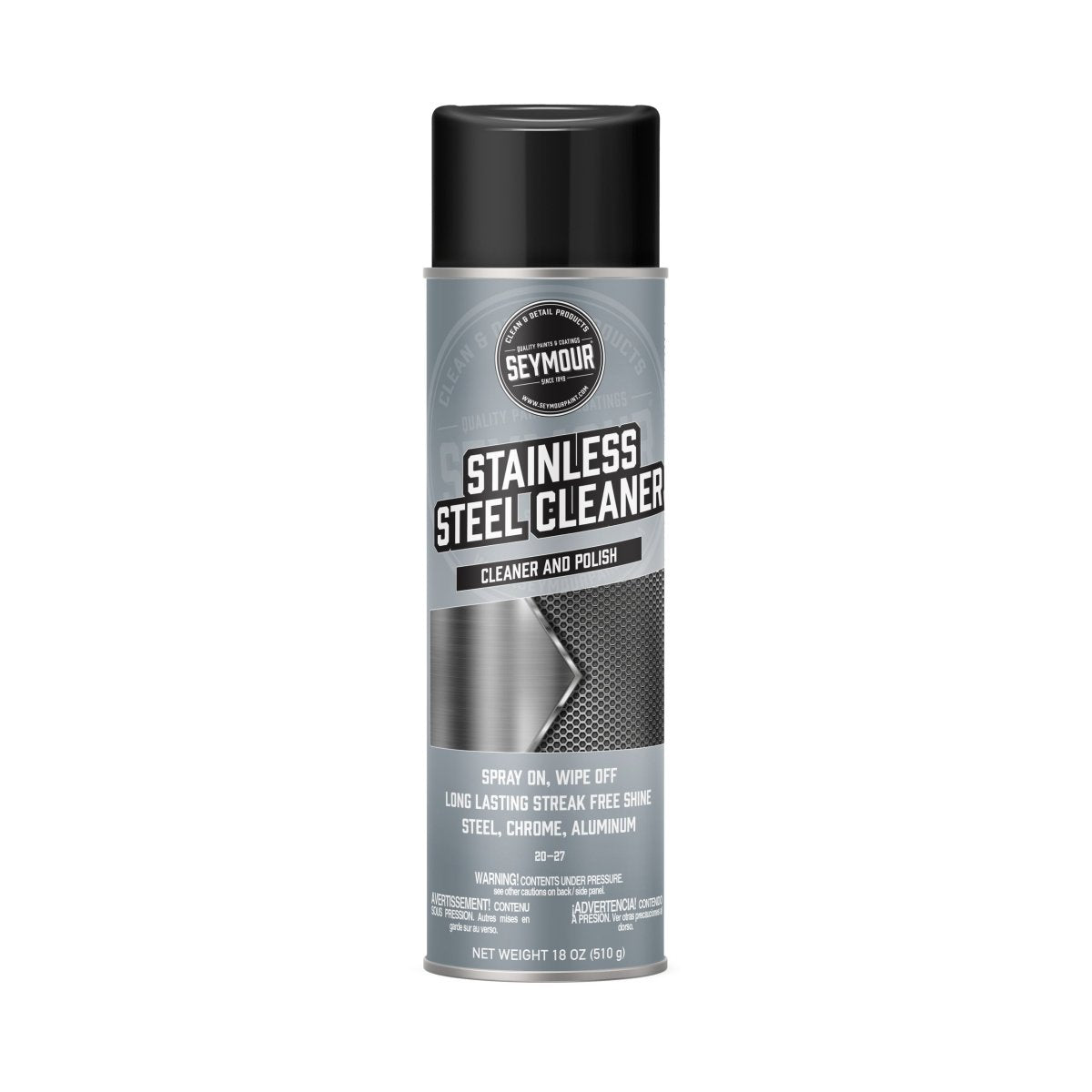 Seymour Stainless-Steel Cleaner and Polish Spray - Case of 12 Seymour