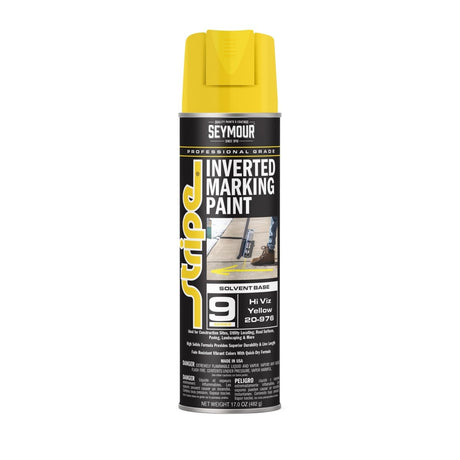 Seymour Stripe Inverted Tip Marker – Solvent base (Case of 12) 20-976 Seymour Hi Viz Yellow