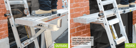 Short Body Ladder Jack (2 Rungs) MetalTech