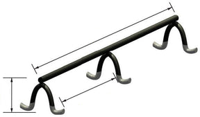 Slab Bolster - Dipped (Box of 100LF) OCM