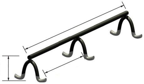 Slab Bolster - Dipped (Box of 100LF) OCM