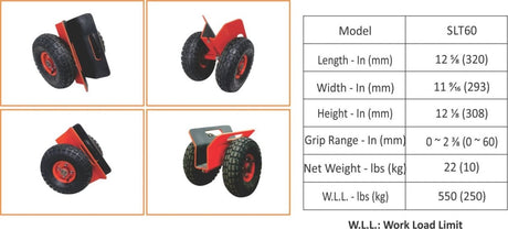 SLT60 Abaco Self Locking Dolly Abaco Machines