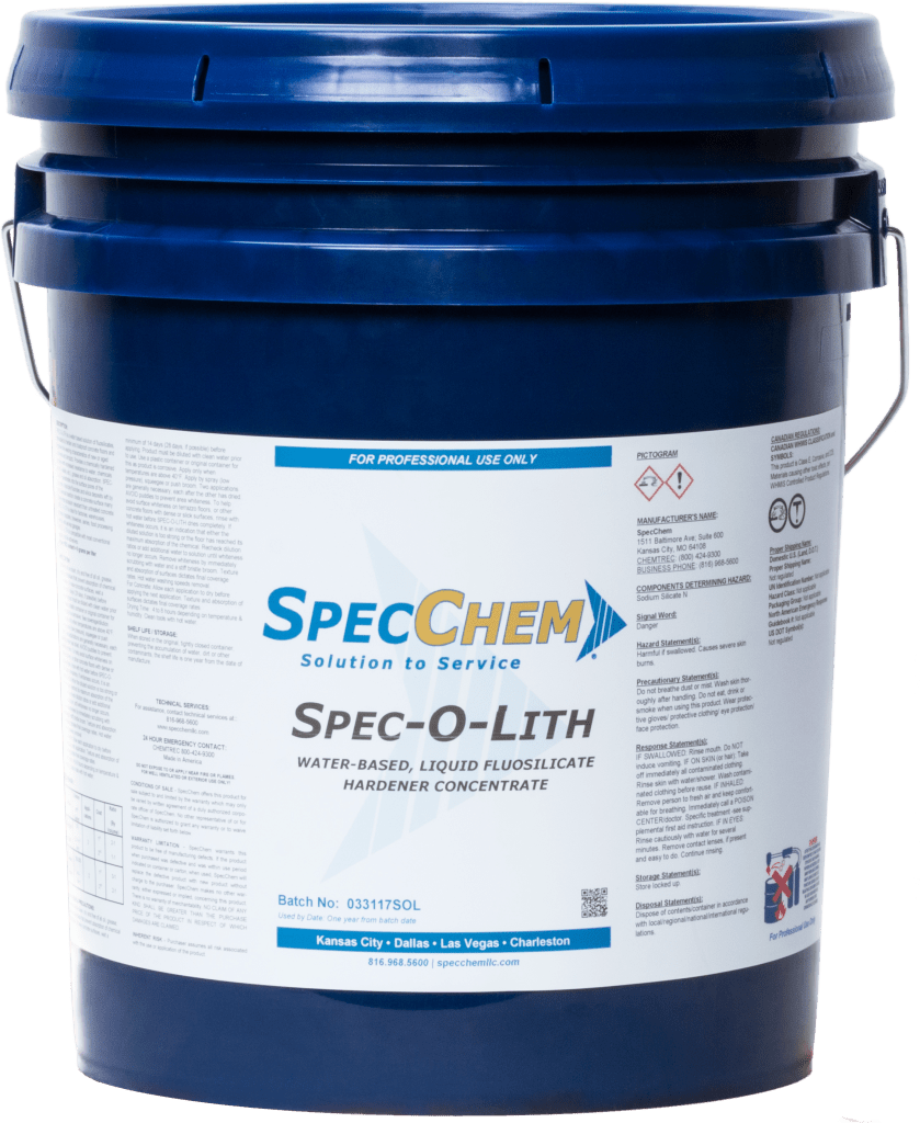 Spec-O-Lith Liquid Fluosilicate Hardener Concentrate - SpecChem