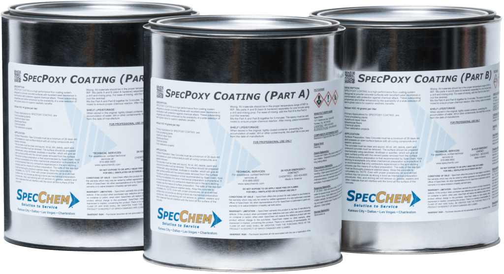 SpecPoxy Coating 100% Solids High-Build Epoxy Coating - SpecChem