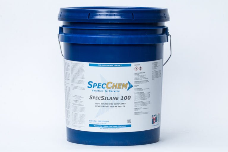 Specsilane 100 100% Solids Voc-Compliant Penetrating Silane Sealer - SpecChem