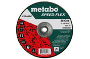 Speed-Flex Ceramic 36 Grit, 5/8"-11 T29 Fiberglass - 10 per Pack - Metabo