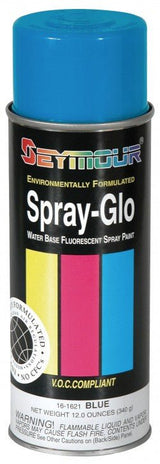 Spray-Glo Fluorescent Spray Paint - Case of 6 16-1621 Seymour Fluorescent Blue