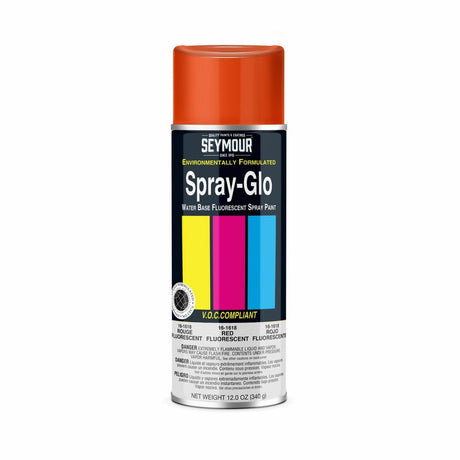 Spray-Glo Fluorescent Spray Paint - Case of 6 16-1618 Seymour Fluorescent Red
