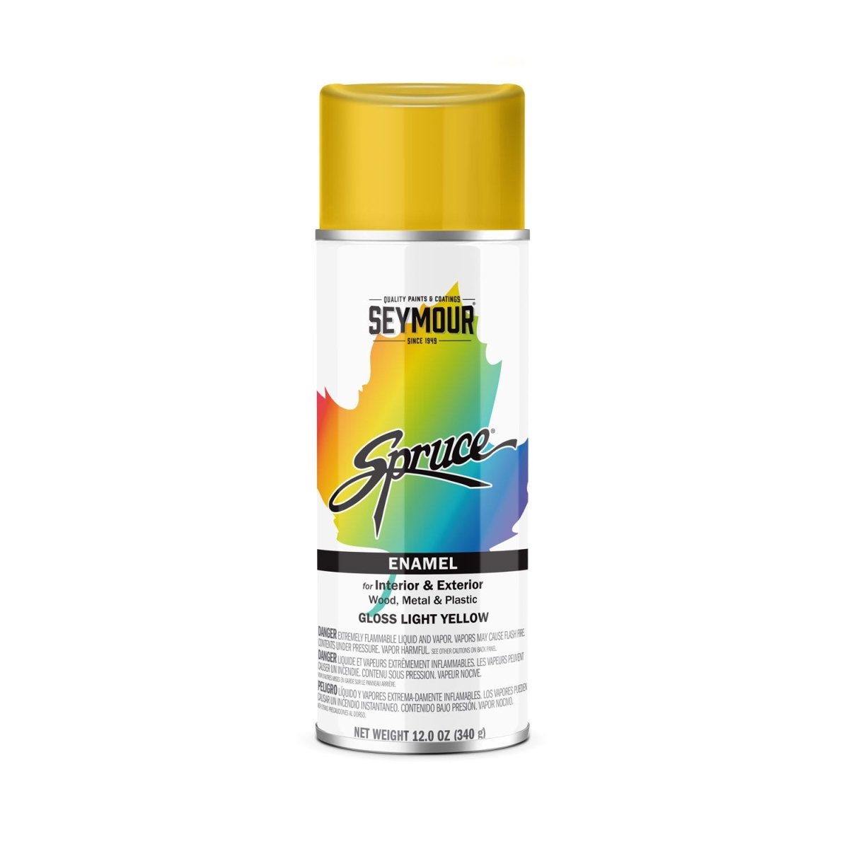 Spruce® General Use Enamels - Case of 12 98-34 Seymour Gloss Light Yellow