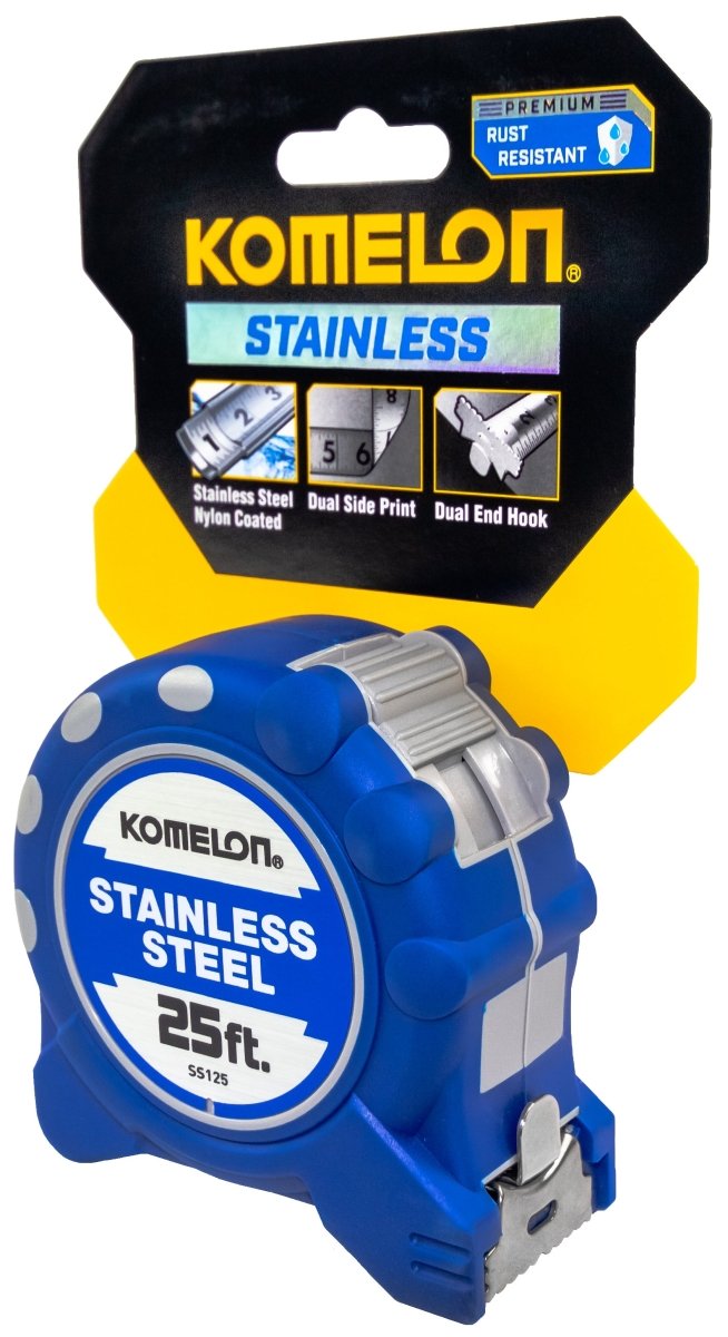 Stainless Steel Gripper Tape Measure Komelon