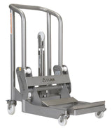 Stainless Steel Hydraulic Foot Pump Roll Vestil