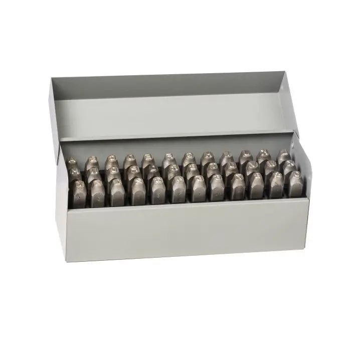 Stamp Set-1/4" Round Face Letter/Number 36Pcs. CH Hanson